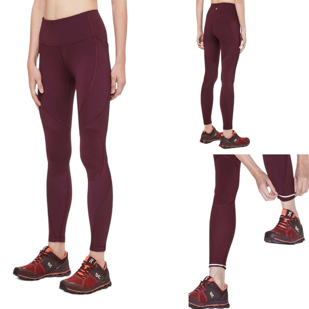 Lululemon On Repeat 7/8 Tight Dark Adobe